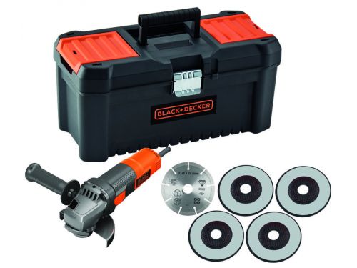 BLACK+DECKER Аголна брусилка 900W 125mm NVR BEG220KA5-QS